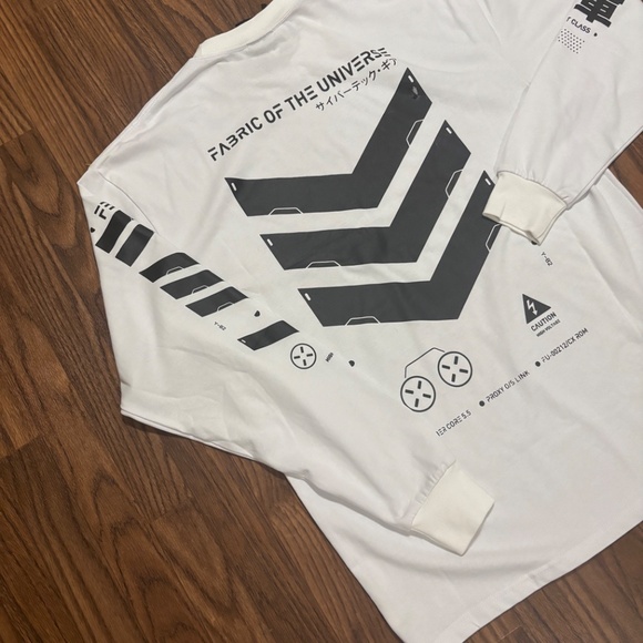 Fabric Of The Universe * Men’s Dual Fusion Premium Long Sleeve * Large * NWT - Picture 6 of 12